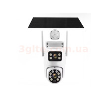 Wi-Fi уличная поворотная камера с солнечной панелью Tuya 4MP+4MP FC-Q02